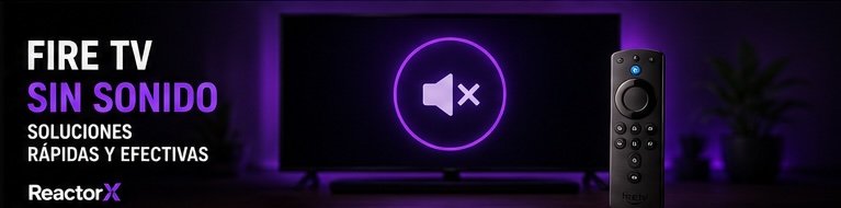 Fire TV sin sonido: causas comunes y soluciones paso a paso