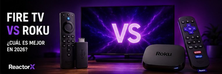 Fire TV vs Roku 2026: diferencias, ventajas y cuál elegir