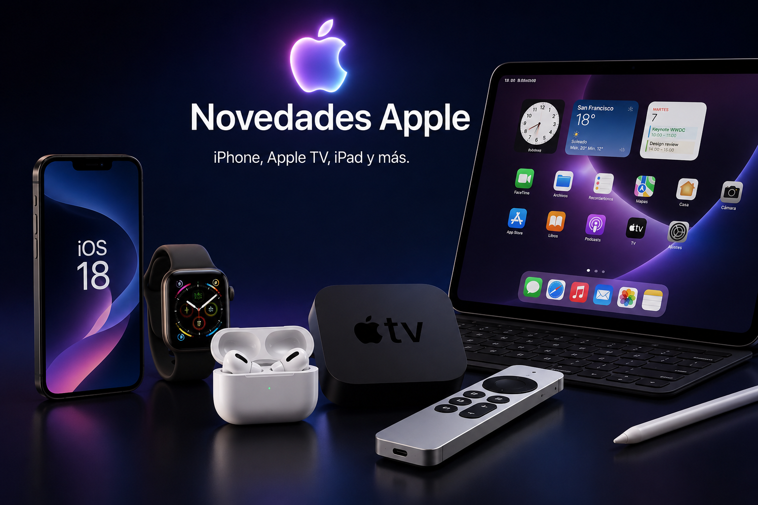 Novedades Apple y tecnología
